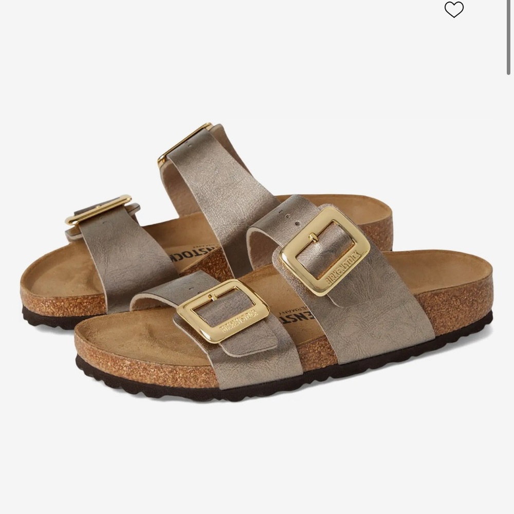 Women’s Sydney luxe buckle Birkenstocks/Taupe/39